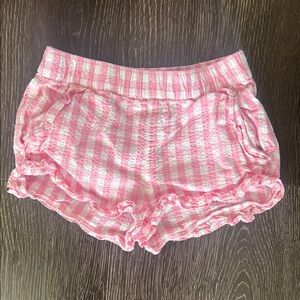 Pink Gingham Girls Crewcuts Shorts